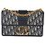Borsa a catena Dior 30 Montaigne in obliquo blu Christian Dior - vista 8