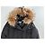 Giacca lunga Moncler nera Nero - vista 3