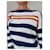 Suéter de cachemira Ermanno Scervino Blanco Azul Azul marino  - vista 5