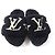 Sandali Mouton della linea Paseo Louis Vuitton Nero Beige - vista 4