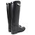 Botas de couro com fivela Kelly da Hermès Preto - vista 3