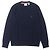 Pullover aus Wolle mit Monogramm-Motiv von Burberry Blau Marineblau