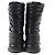 Botas de goma de nylon Monogram Louis Vuitton 2054 Negro - vista 6
