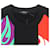 COLLEGE FIT Baumwoll-Patchwork-Pullover von Versace Schwarz  - Ansicht 2