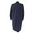 Céline Abrigo de Lana Celine Crombie Negro Azul - vista 4