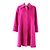 Abrigo largo de lana Cupra Yves Saint Laurent Rosa