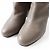 Botas curtas de couro com fivela Kelly da Hermès Cinza - vista 6