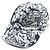 Cappello D-PLAYER in cotone e polietilene Toile du Jouy Christian Dior Bianco Blu navy