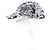 Cappello D-PLAYER in cotone e polietilene Toile du Jouy Christian Dior Bianco Blu navy - vista 3