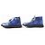 Lederstiefel KENZOWAVE NIGO mit Mohnblumenprint Kenzo Blau Marineblau - Ansicht 4