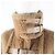 Max Mara RODANO TEDDY BEAR Poncho de seda camelo Marrom - vista 3