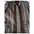 Cappotto lungo Etro a righe multicolore in lana Marrone - vista 4