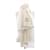 Chanel Sciarpa bianca e nera Bianco Cachemire