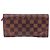 Portafoglio Lungo in Tela Damier Louis Vuitton Marrone Damier ebene - vista 2