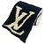 Comfy LV Schal von Louis Vuitton Schwarz Weiß