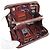 Monedero compacto Azap Silkin de Hermès en rojo Roja - vista 3