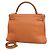 Borsa Hermès Kelly 32 Arancione - vista 2