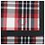 Borsa a tracolla mini in tela a quadri nera Burberry Nero - vista 9