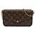 Pochette Felicie Monogramma Marrone Louis Vuitton