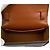 Céline Celine Mini Triomphe in Tela Rivestita Claude Marrone Marrone scuro - vista 4