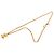 Collana pendente CC trapuntata in oro placcato Chanel D'oro - vista 5