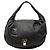 LOEWE Hobo Calle in Pelle Nera con Lucchetto Nero