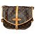Borsa Louis Vuitton Monogram Saumur 30 Marrone Monogramma - vista 2