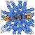 Spilla Motivo Fiocco di Neve CHANEL Blu Multicolore - vista 3