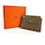 Porte-monnaie compact Kelly Pocket d'Hermès en gris Etoupe Marron Taupe  - vue 11