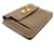 Porte-monnaie compact Kelly Pocket d'Hermès en gris Etoupe Marron Taupe  - vue 6