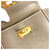 Porte-monnaie compact Kelly Pocket d'Hermès en gris Etoupe Marron Taupe  - vue 9