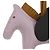 Charm per borsa Hermès Rodeo Pegasus PM Rosa Damier ebene - vista 9