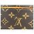 Borsa Louis Vuitton Monogram Palermo PM Marrone - vista 7