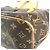 Borsa Louis Vuitton Monogram Palermo PM Marrone - vista 8