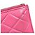 Cartera larga de cuero rosa Chanel - vista 6