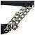 Chanel CC Coco Mark Logo Tragetasche Schwarz - Ansicht 14