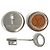 Set di spille con logo Louis Vuitton Marrone Argento