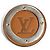 Set di spille con logo Louis Vuitton Marrone Argento - vista 2
