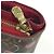 Billetera compacta con cremallera Monogram Cherry Louis Vuitton Castaño Roja - vista 15
