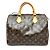 Borsa Speedy 30 in tela Monogram Louis Vuitton Marrone - vista 2
