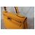 Hermès Kelly 32 Graine Couchevel Pelle Gialla 28 Giallo - vista 7