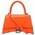 BORSA BALENCIAGA HOURGLASS TOP HANDLE PM 593546 IN PELLE STILE COCODRILLO