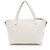 Mini tote Prada Vitello Diano con bolsillo Blanco - vista 3