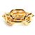 Ring Anello per sciarpa Hermès Lukade Chne Dunkel D'oro - vista 3