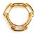Ring Anello per sciarpa Hermès Lukade Chne Dunkel D'oro - vista 4