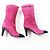 Timeless Chanel G33119 Gabriel Coco Wildlederstiefel Schwarz Lila - Ansicht 4