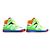 Sneakers in pelle e gomma a taglio alto Gucci Multicolore - vista 4