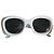 Gafas de sol blancas Emmanuelle Khanh 4231 0911 Hechas a mano Blanco