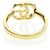 Anello GG in oro giallo 18K Gucci D'oro - vista 3