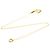 Tiffany & Co Colar Extra Mini Open Heart Tiffany em Ouro Rosa
 Dourado - vista 14